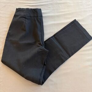By Design Womens Black Pull On Slim Leg Stretch Career Pants Size 6